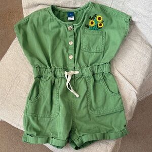 Old Navy Romper with Sunflower Detail 2T